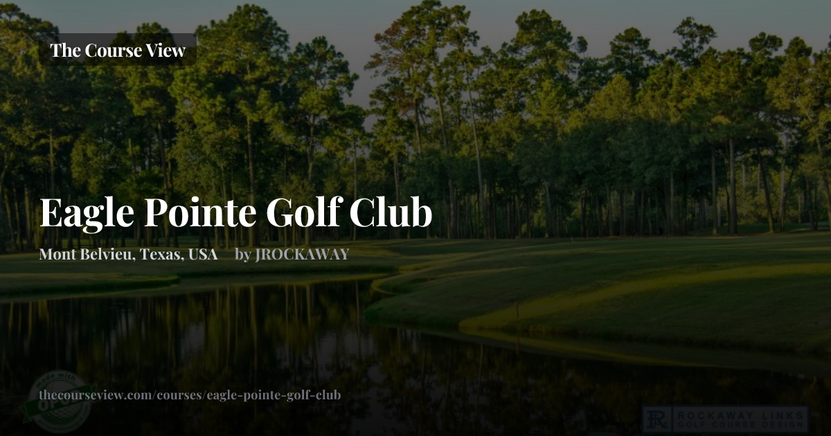 Eagle Pointe Golf Club — GSPro Course Details | The Course View